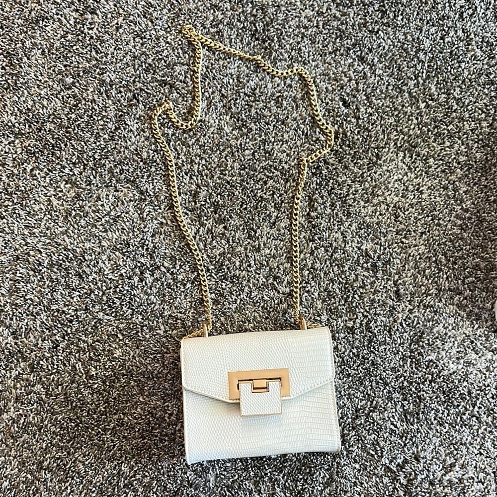 ASOS Elegant White Chain Shoulder Bag